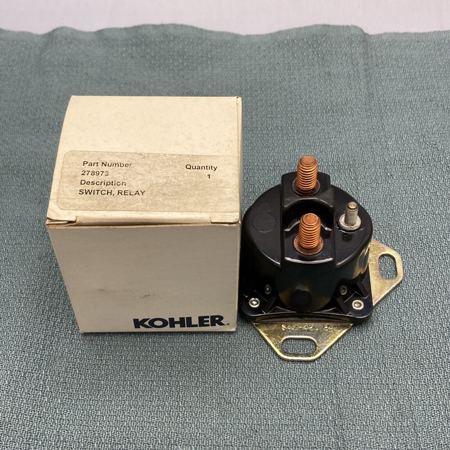 NEW GENUINE KOHLER 278973 SWITCH, RELAY