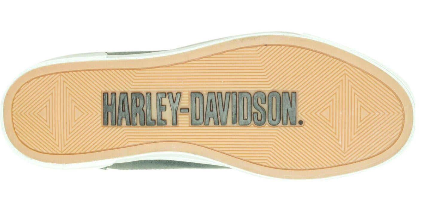 NEW GENUINE HARLEY DAVIDSON D71009 SIZE 4.5 Delmont DE Grey Sneakers