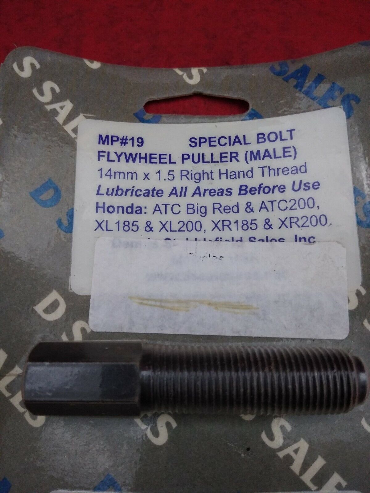 NEW DS Sales / Special Bolt Flywheel Puller (MALE) 4mm x 1.5 RH Thread / SS19