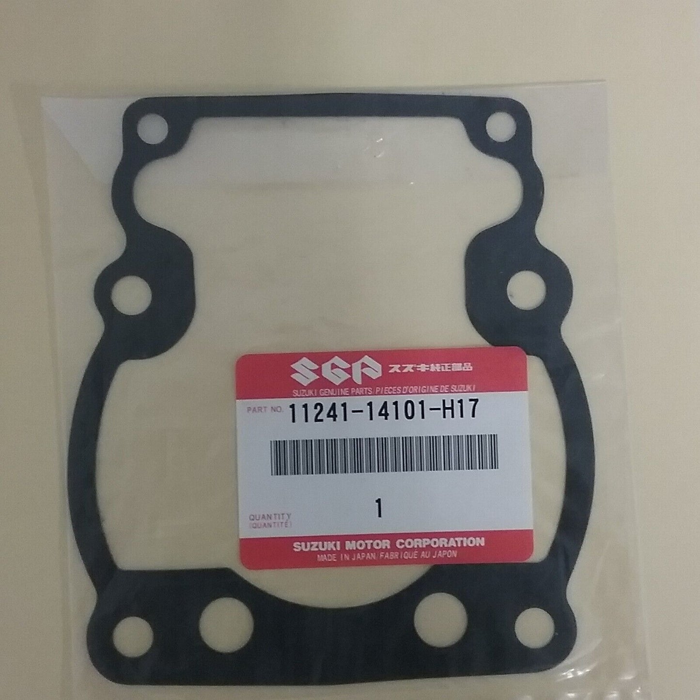 NEW GENUINE SUZUKI 11241-14101-H17 GASKET, CYLINDER RM125 1981-1982