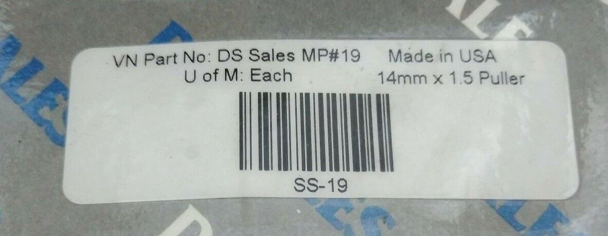 NEW DS Sales / Special Bolt Flywheel Puller (MALE) 4mm x 1.5 RH Thread / SS19