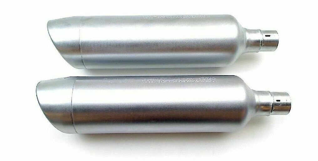 Two Used Harley Davidson Softail Fat Bob 114 Mufflers / Exhaust / 64900720