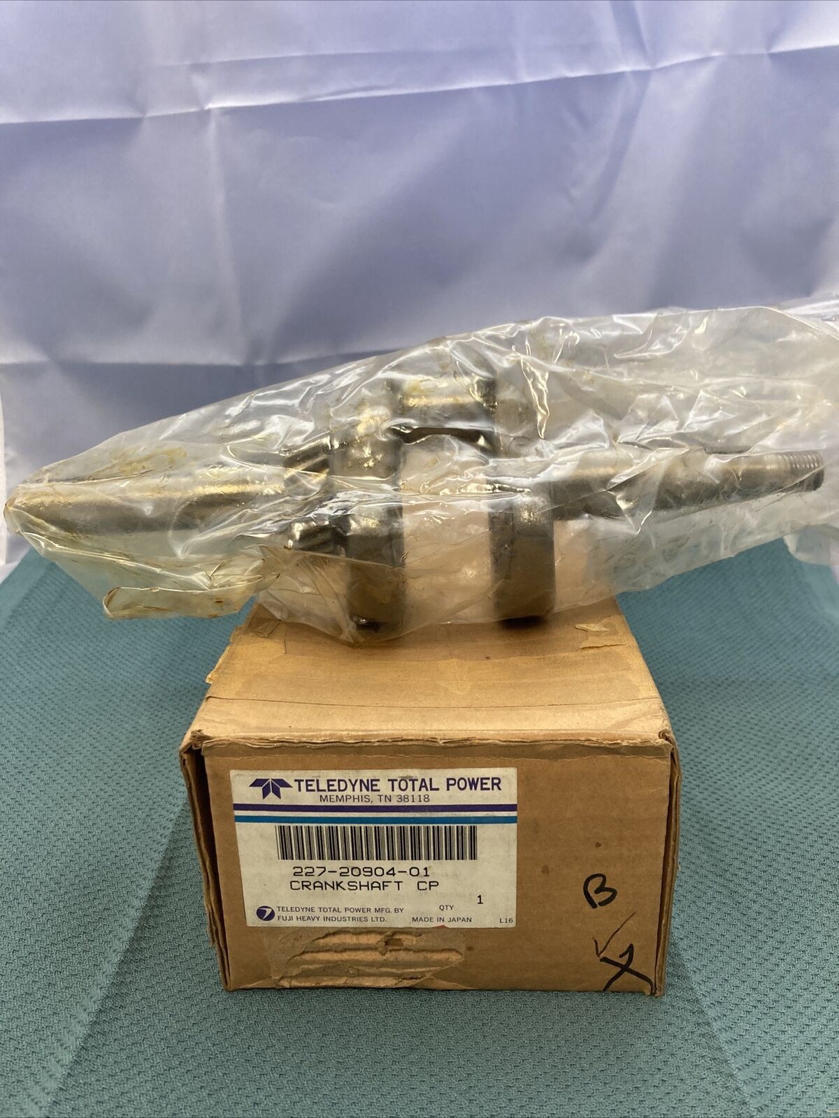 NEW GENUINE TELEDYNE SUBARU ROBIN 227-20904-01 CRANKSHAFT