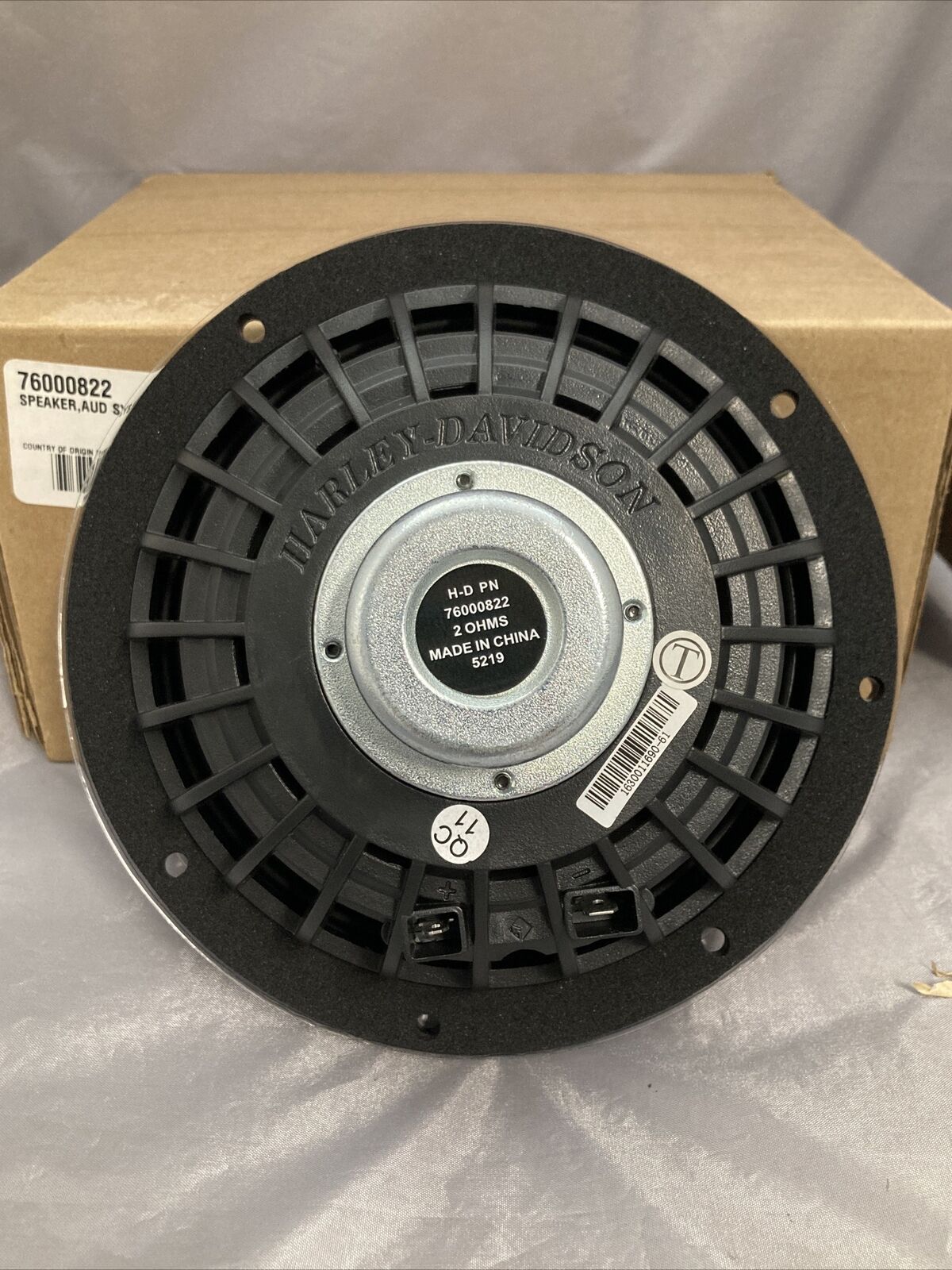 NEW GENUINE HARLEY DAVIDSON 76000822 SPEAKER AUD SYS WOOFER STAGE 2