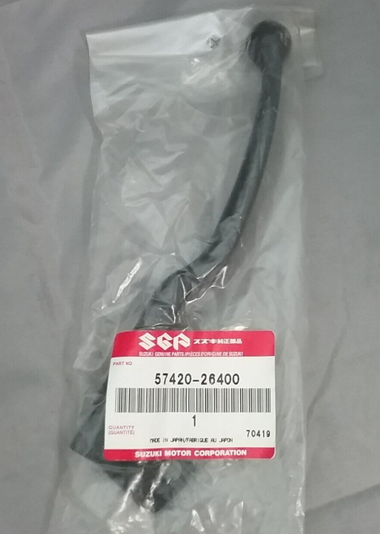 NEW GENUINE SUZUKI 57420-26400 RH LEVER, BRAKE BLACK DR500