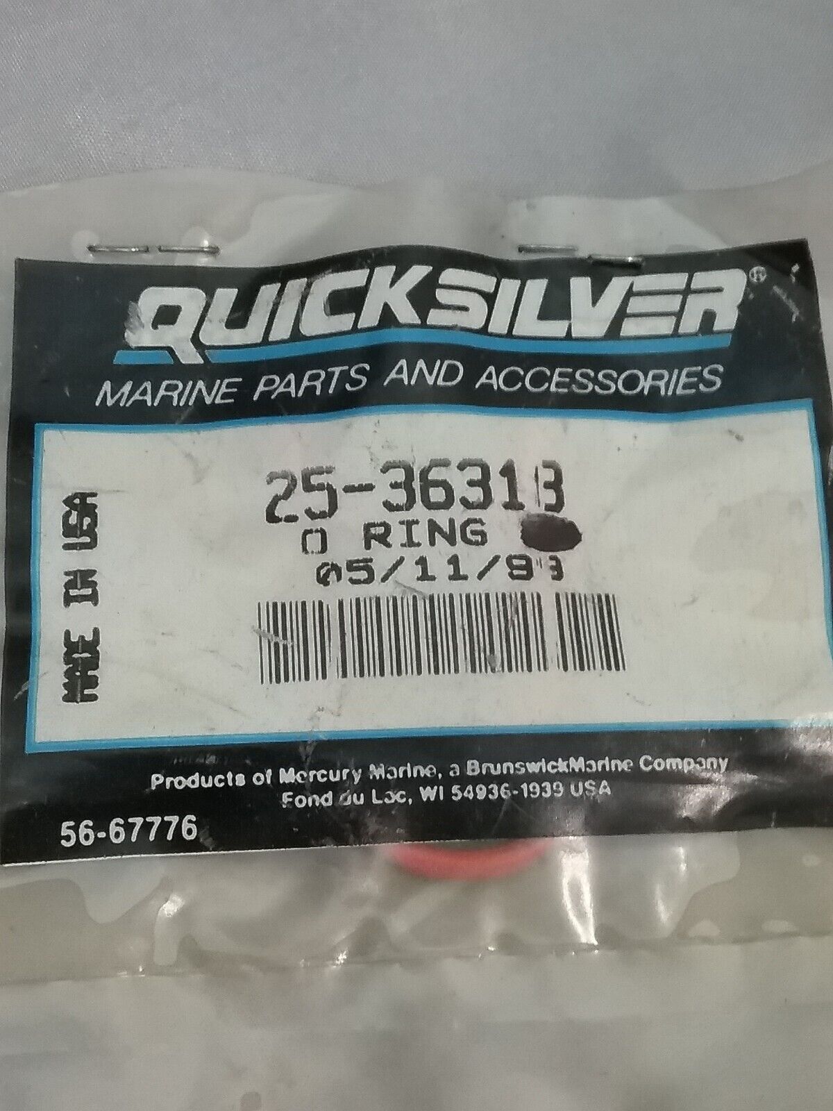 QTY4 NEW QUICKSILVER 25-36318 O RING Mercury Outboard 225-300HP