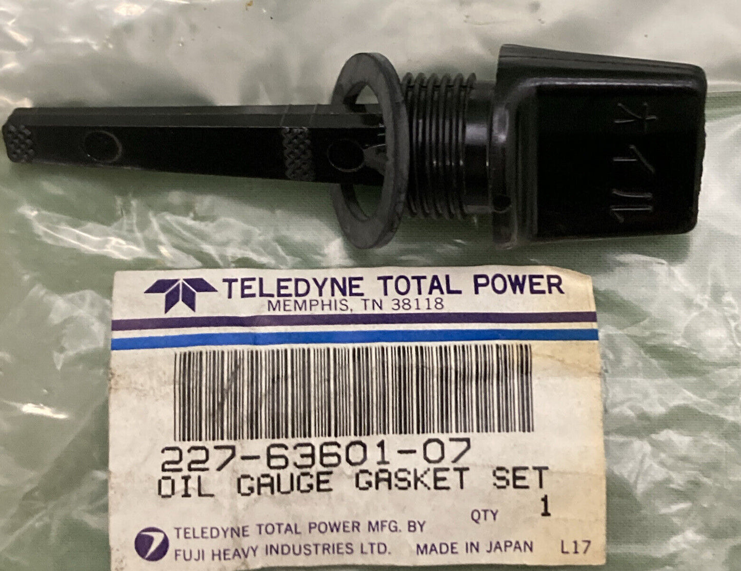 NEW GENUINE TELEDYNE TOTAL POWER 227-63601-07 OIL GAUGE GASKET SET