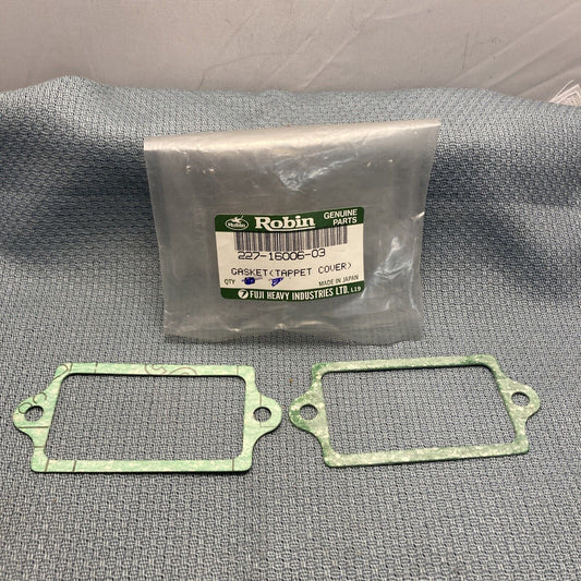 QTY 2, NEW WISCONSIN TELEDYNE SUBARU ROBIN 227-16006-03 GASKET (TAPPET COVER)