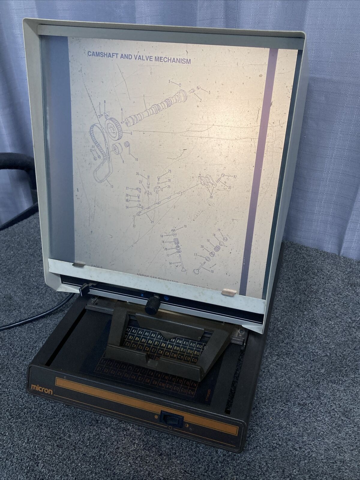 MICRON 770A MICROFICHE READER