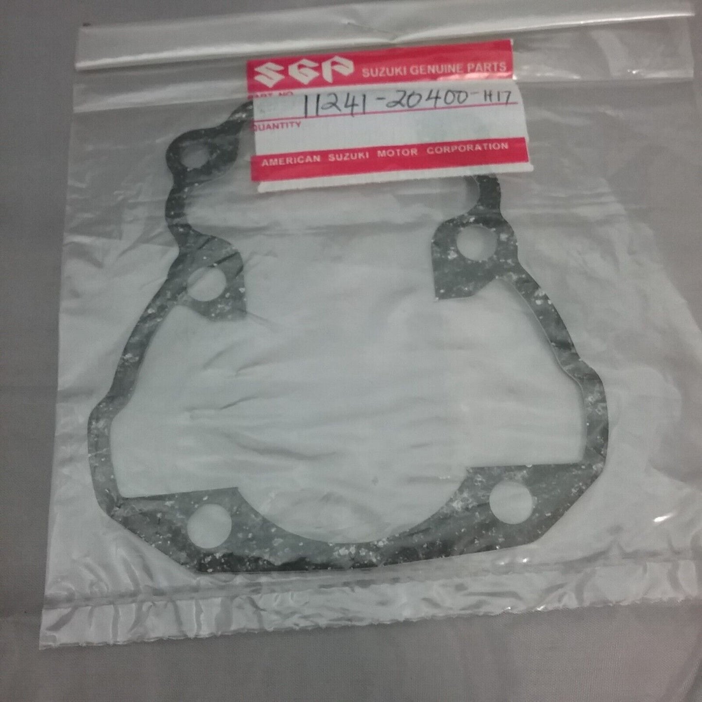 NEW GENUINE SUZUKI 11241-20400-H17 GASKET, CYLINDER RM80 1982