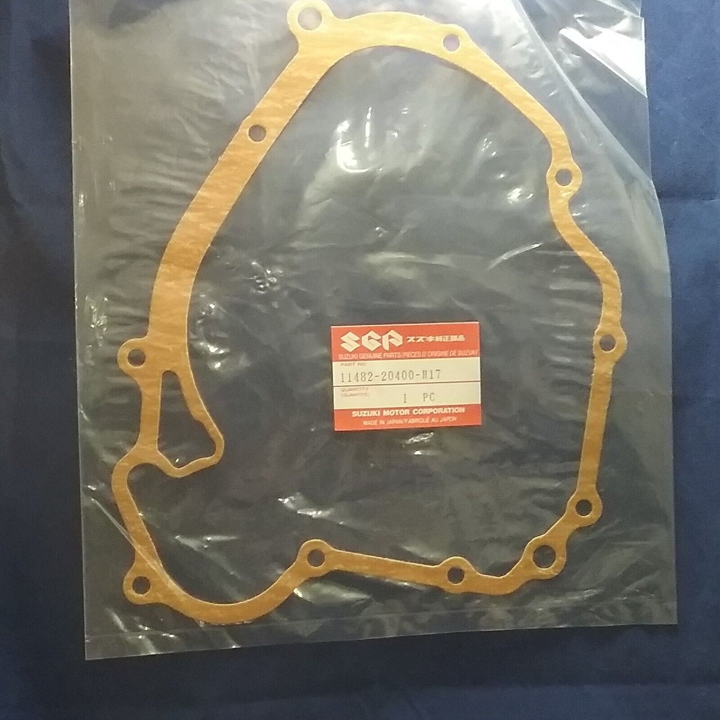 NEW GENUINE SUZUKI 11482-20400-H17 GASKET, CLUTCH COVER