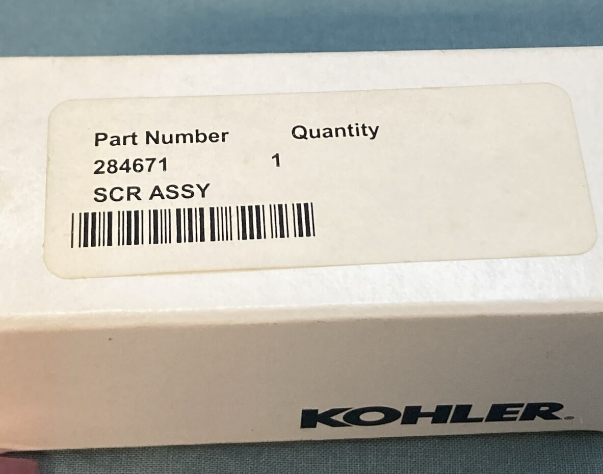 GENUINE KOHLER 284671 SCR (SELECTIVE CATALYST REDUCTION) ASSEMBLY