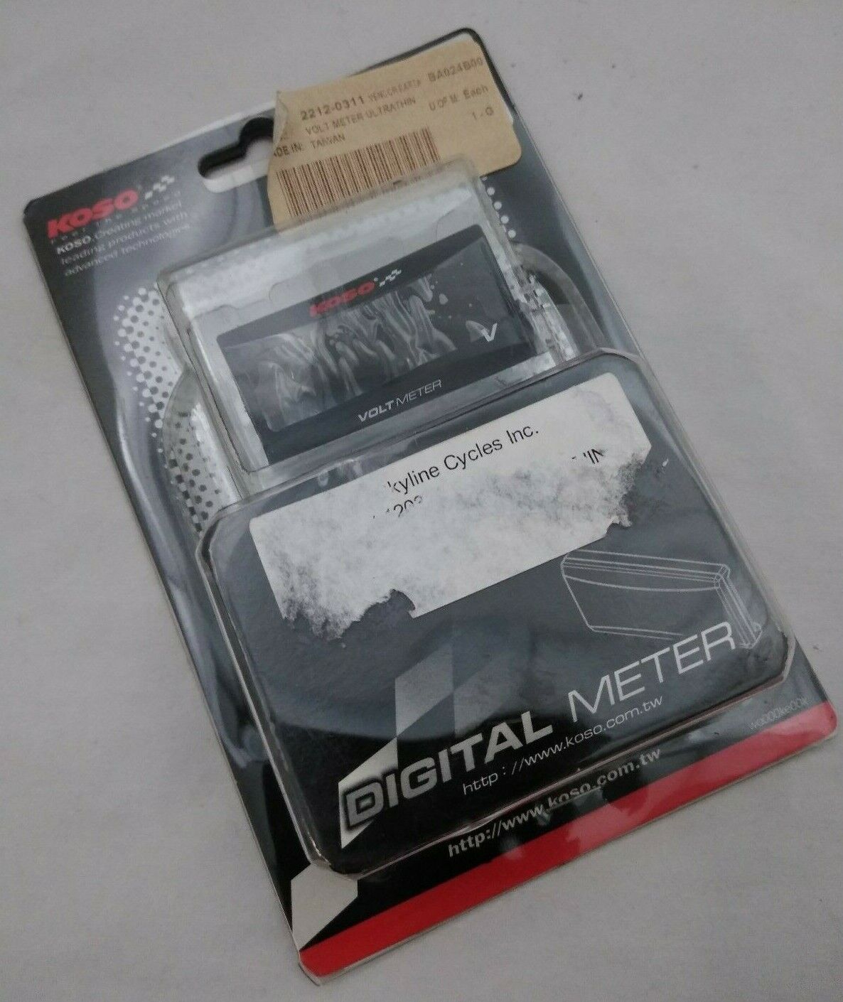 NEW Koso North America Super Slim Volt Meter / BA024BOO / 22120311