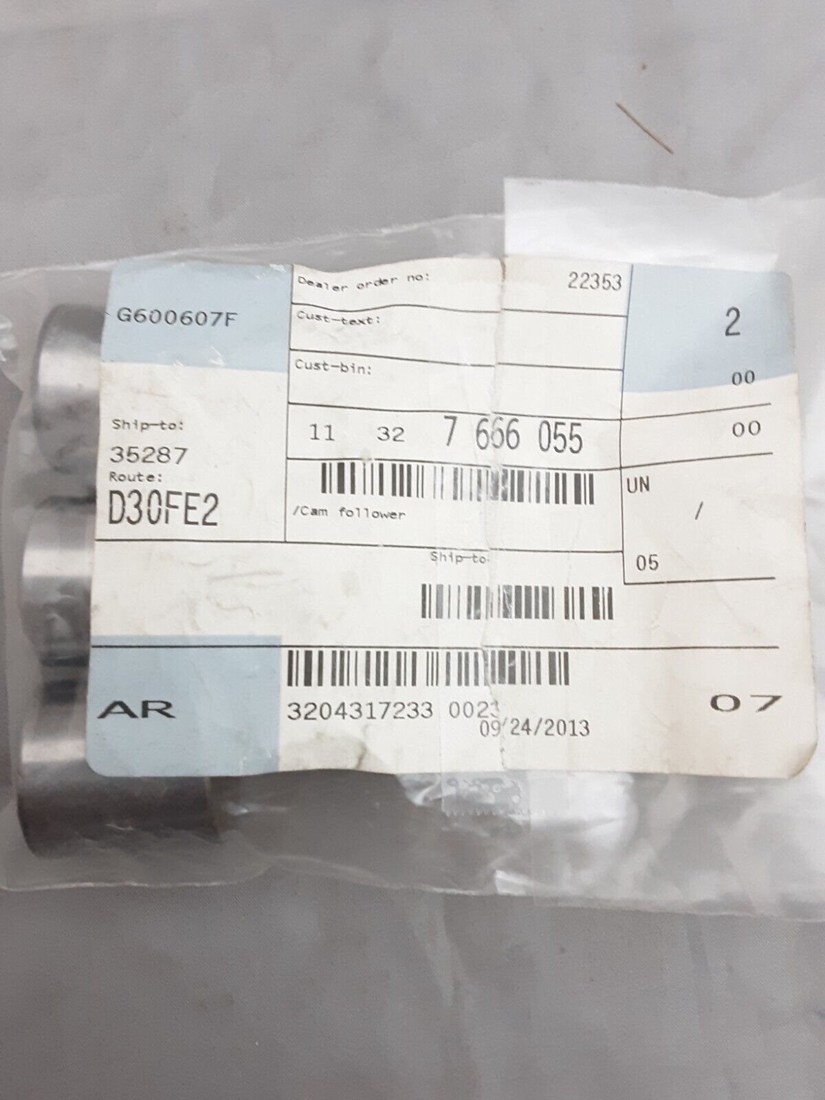 NEW GENUINE BMW 11327666055 CAM FOLLOWER 3.15MM K100RS K1100RS K1100LT K1200RS