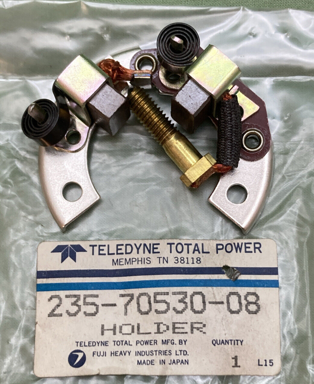 NEW GENUINE TELEDYNE TOTAL POWER 235-70530-08 BRUSH HOLDER