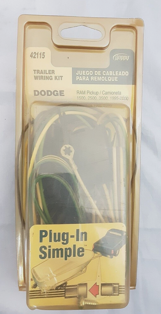 NEW HOPPY 42115 TRAILER WIRING KIT Dodge 95-01 1500 2500Ram Dakota 95-03