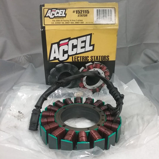 Accel 152115 Lectric Stator 50Amp 3 Phase Harley Davidson Touring 2006-2009