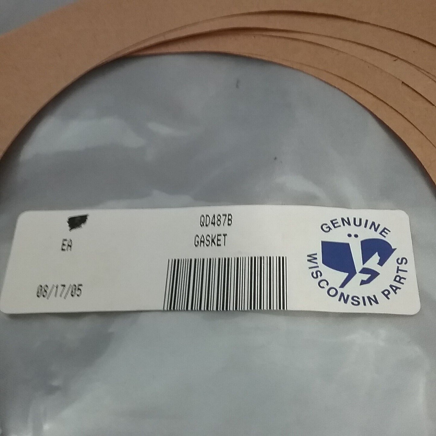 QTY6 NEW WISCONSIN QD487B GASKET BEARING PLATE