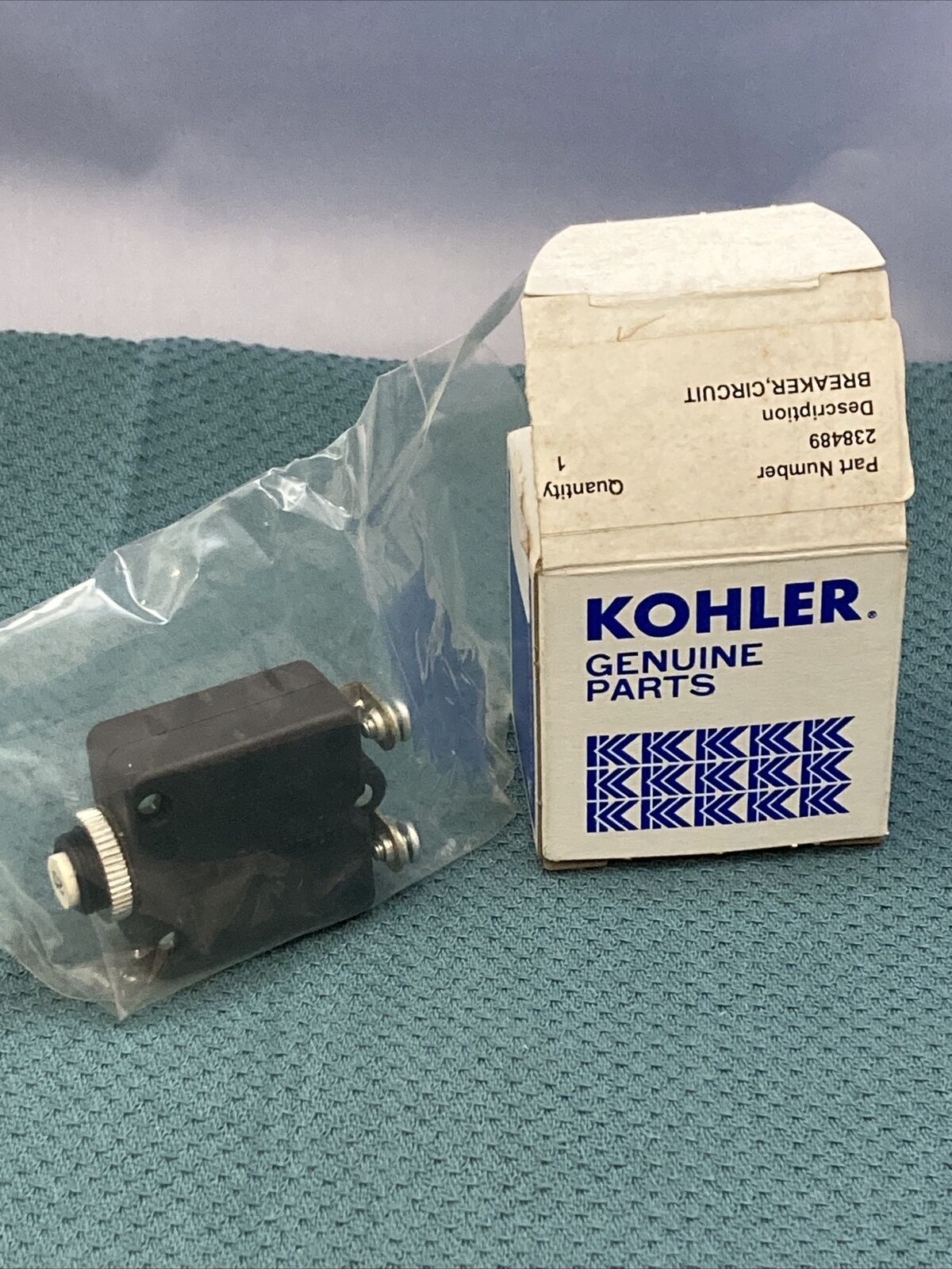 NEW GENUINE KOHLER 238489 BREAKER, CIRCUIT GENERATOR