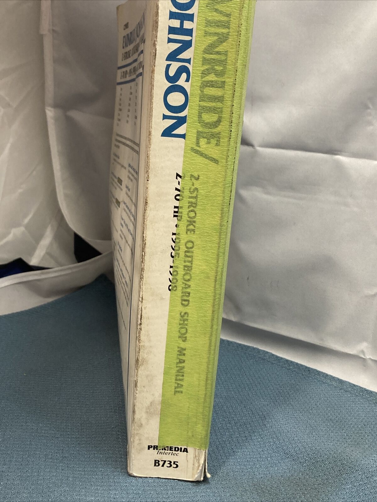 CLYMER EVINRUDE/JOHNSON B735 OUTBOARD SHOP MANUAL 1995-1998 024185770497