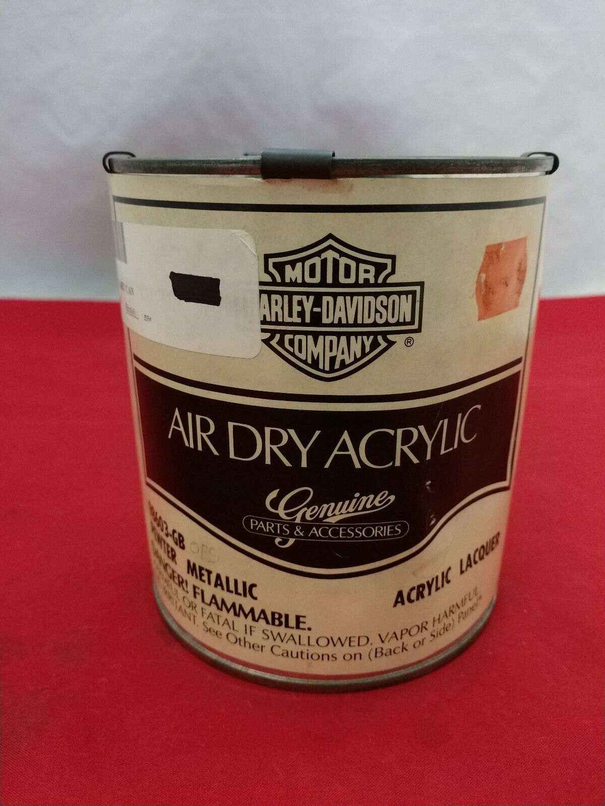 Genuine Harley Acrylic Lacquer / Pewter Metallic/ 1 Quart Paint P/N:98603-GB NOS