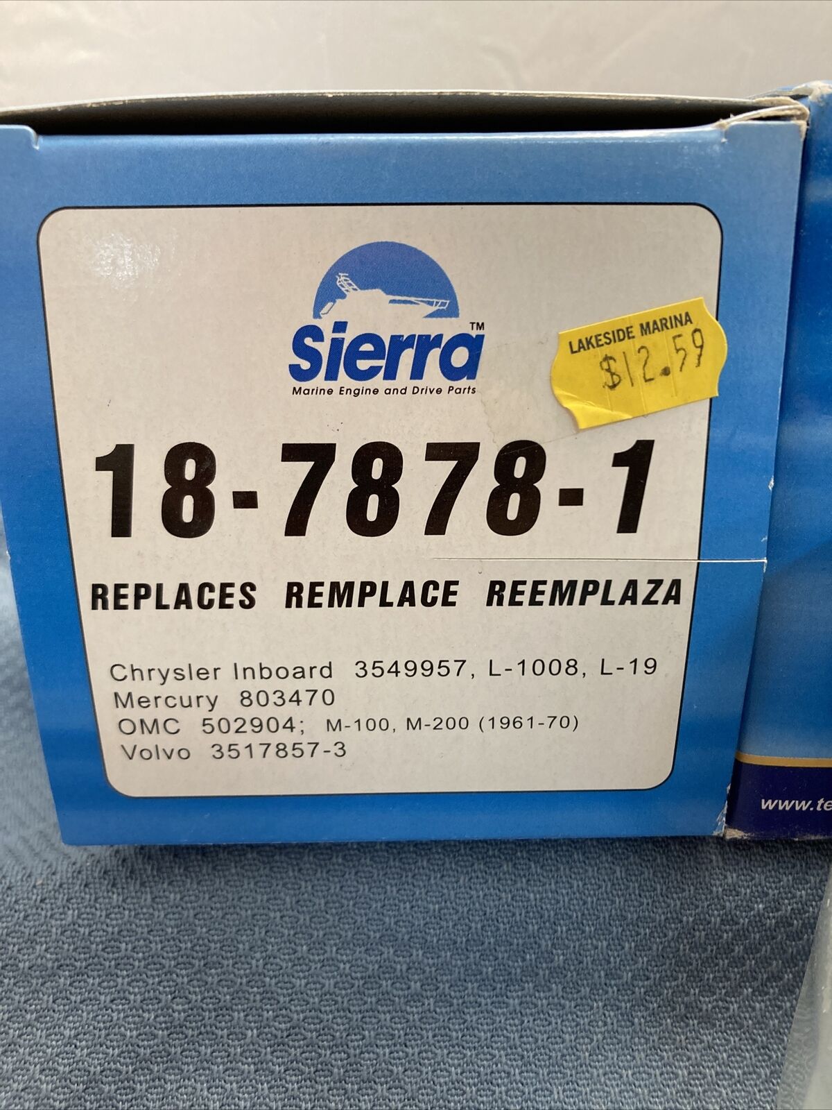 QTY 2, NEW SIERRA 18-7878-1 Marine Oil Filter