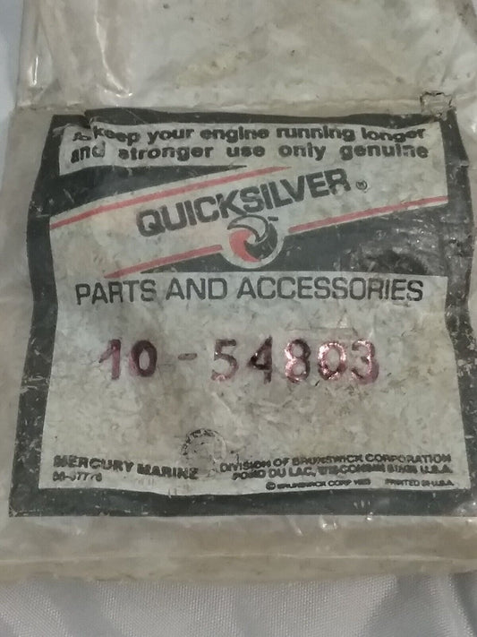 QTY4 NEW QUICKSILVER 10-54803 SCREW Mariner Mercury Outboard 65 80 85HP