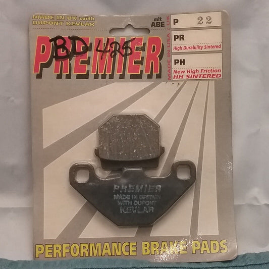 NEW PREMIER PERFORMANCE BRAKE PADS 22