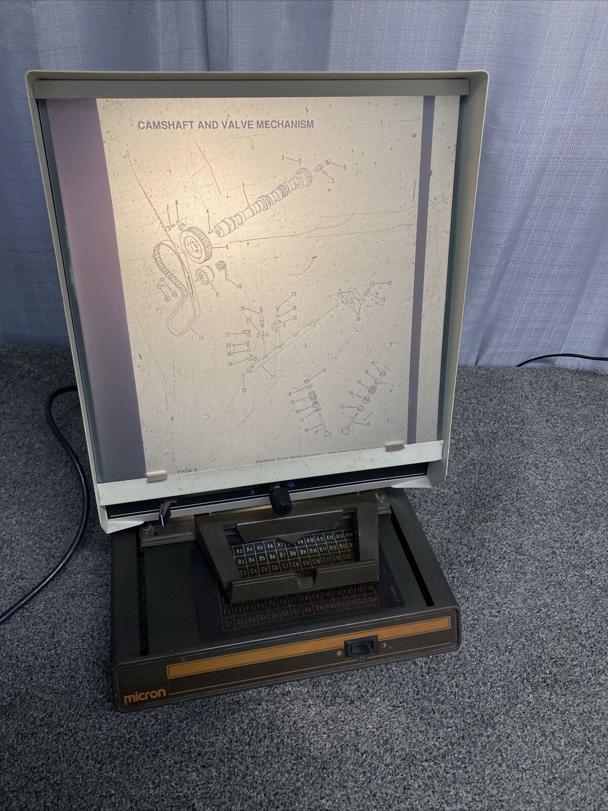 MICRON 770A MICROFICHE READER