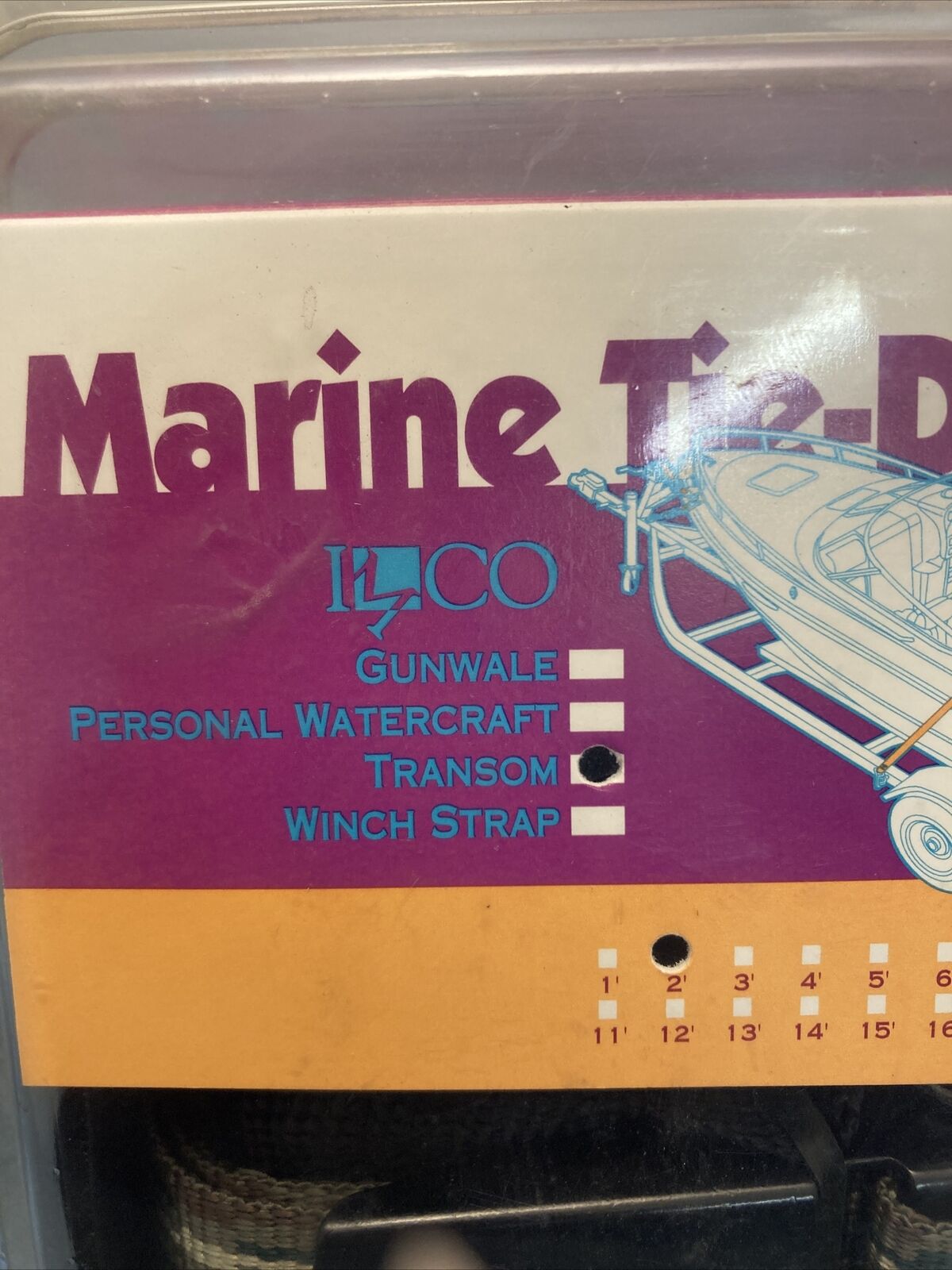 NEW IMCO 12800 TRANSOM MARINE TIE DOWN 2"X2'