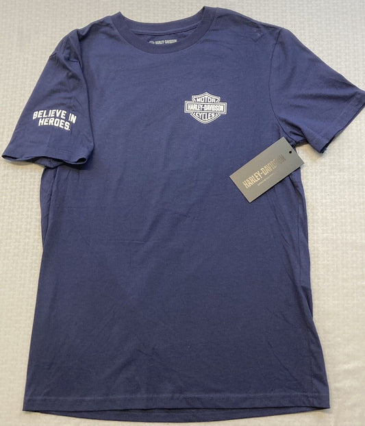 NEW HARLEY DAVIDSON 96355-22VM Men's Wounded Warrior Project Freedom Tee SMALL