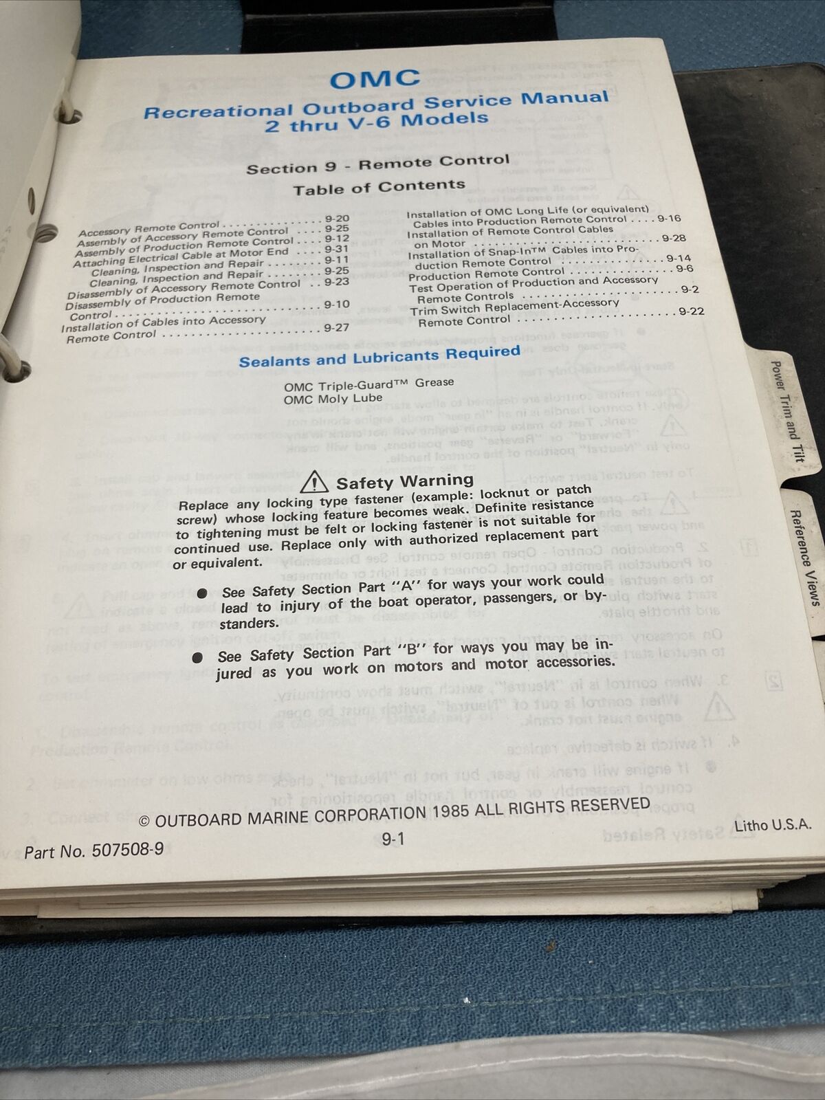 EVINRUDE/JOHNSON 507508 COMPLETE SERVICE MANUAL 2 THRU V6 RECREATIONAL MODELS