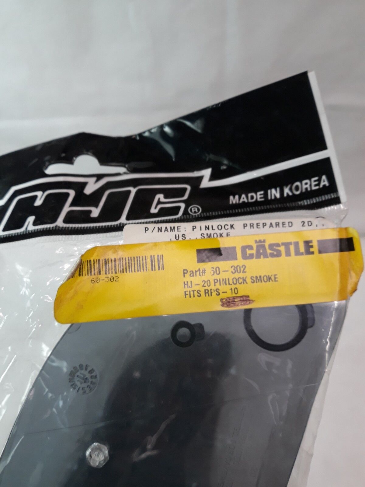 NEW HJC Motorcycle Helmet Face Shield HJ-20 Pinlock Smoke Part# 60-302