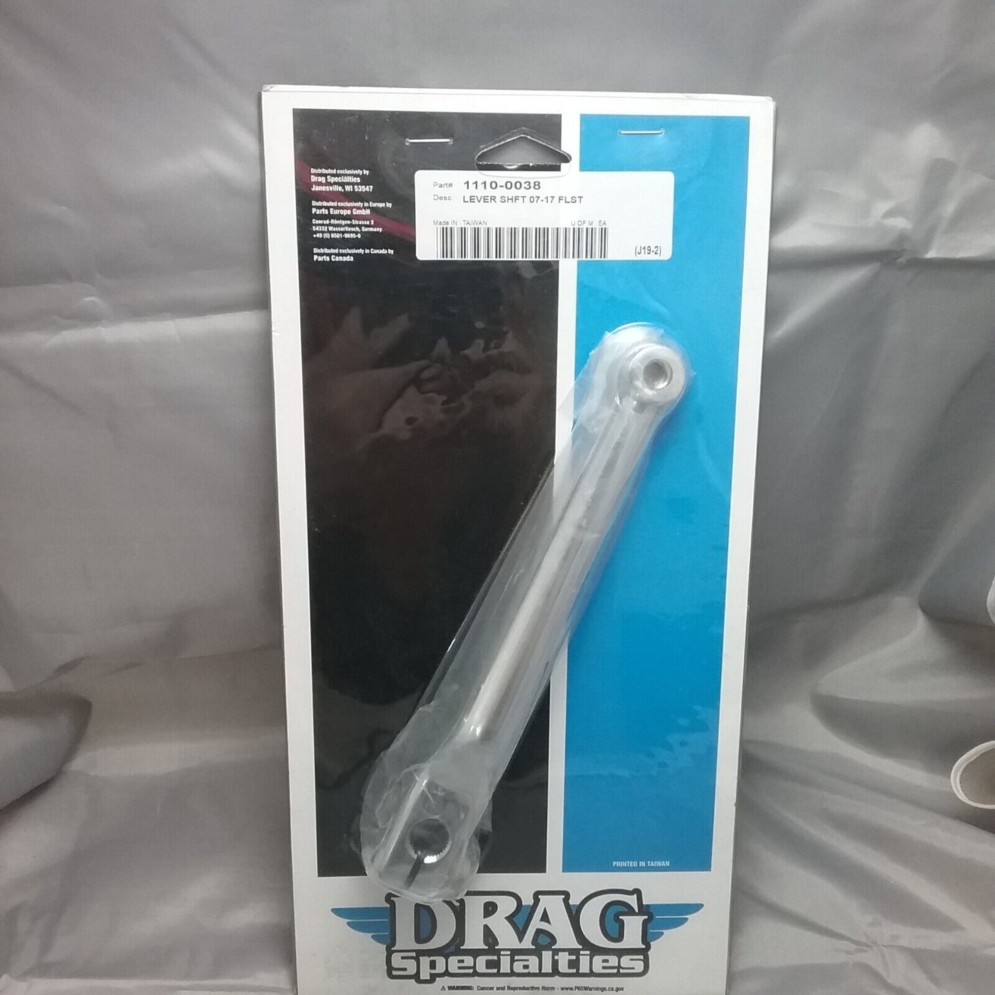 NEW DRAG SPECIALITIES 1110-0038 CHROME SHIFT LEVER '07-'17