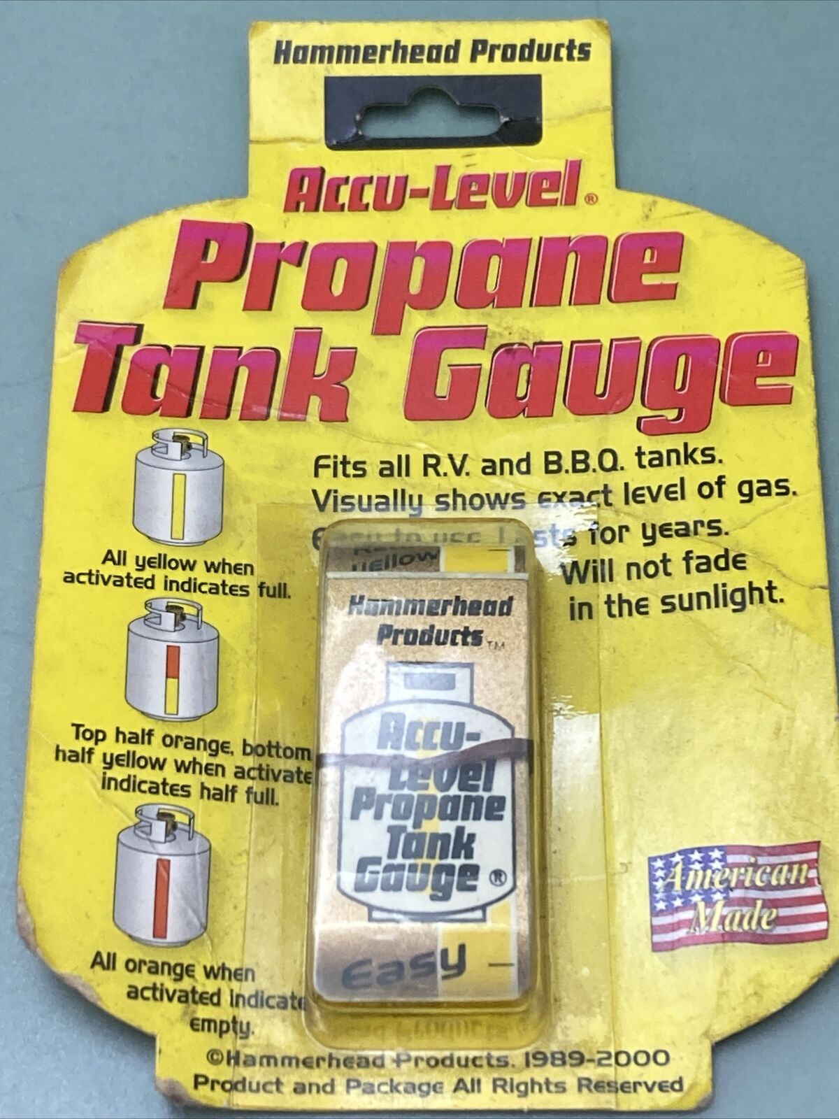 NEW GENUINE HAMMERHEAD PRODUCTS PROPANE TANK GAUGE