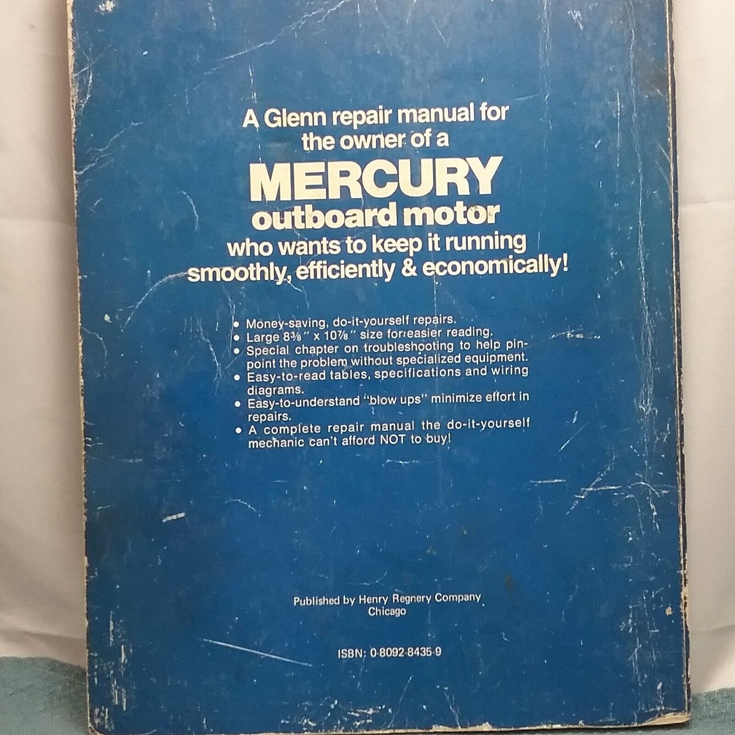 GLENN'S MERCURY 0809284359 OUTBOARD MOTOR REPAIR AND TUNE-UP GUIDE