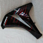 NEW HONDA LH Side Fairing CBR 1000 RR BLACK & CHERRY RED FLAME '08-'11