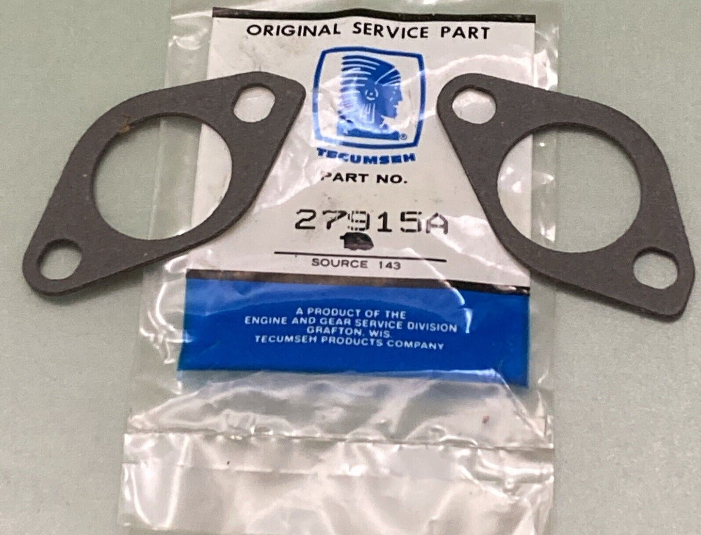 QTY 2 NEW GENUINE TECUMSEH 27915A GASKET