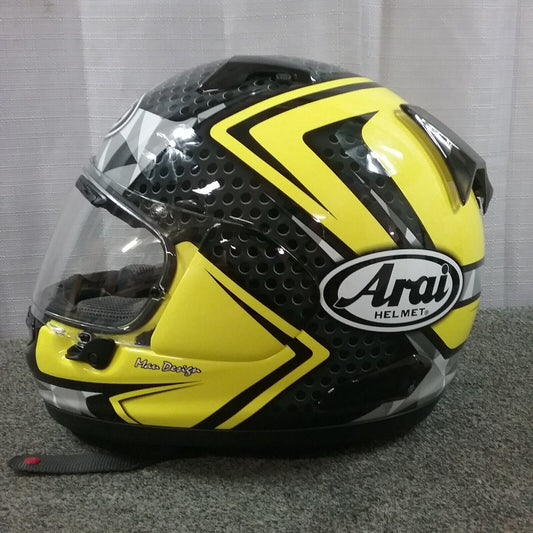 GENUINE ARAI SIGNET-X DYNO YELLOW XL 7 1/2-7 5/8