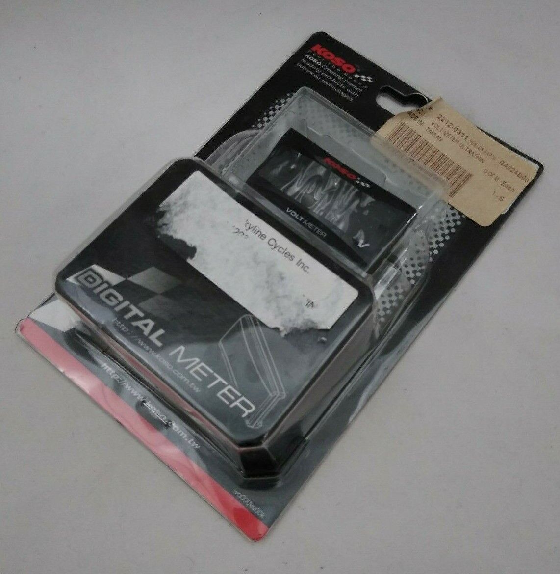 NEW Koso North America Super Slim Volt Meter / BA024BOO / 22120311
