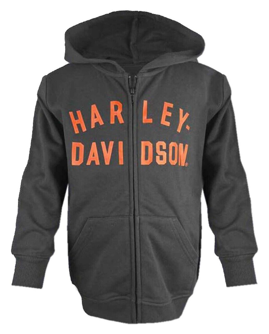 NEW HARLEY DAVIDSON 6570207 French Terry Toddler ZipUp Hooded Sweatshirt 2-3T