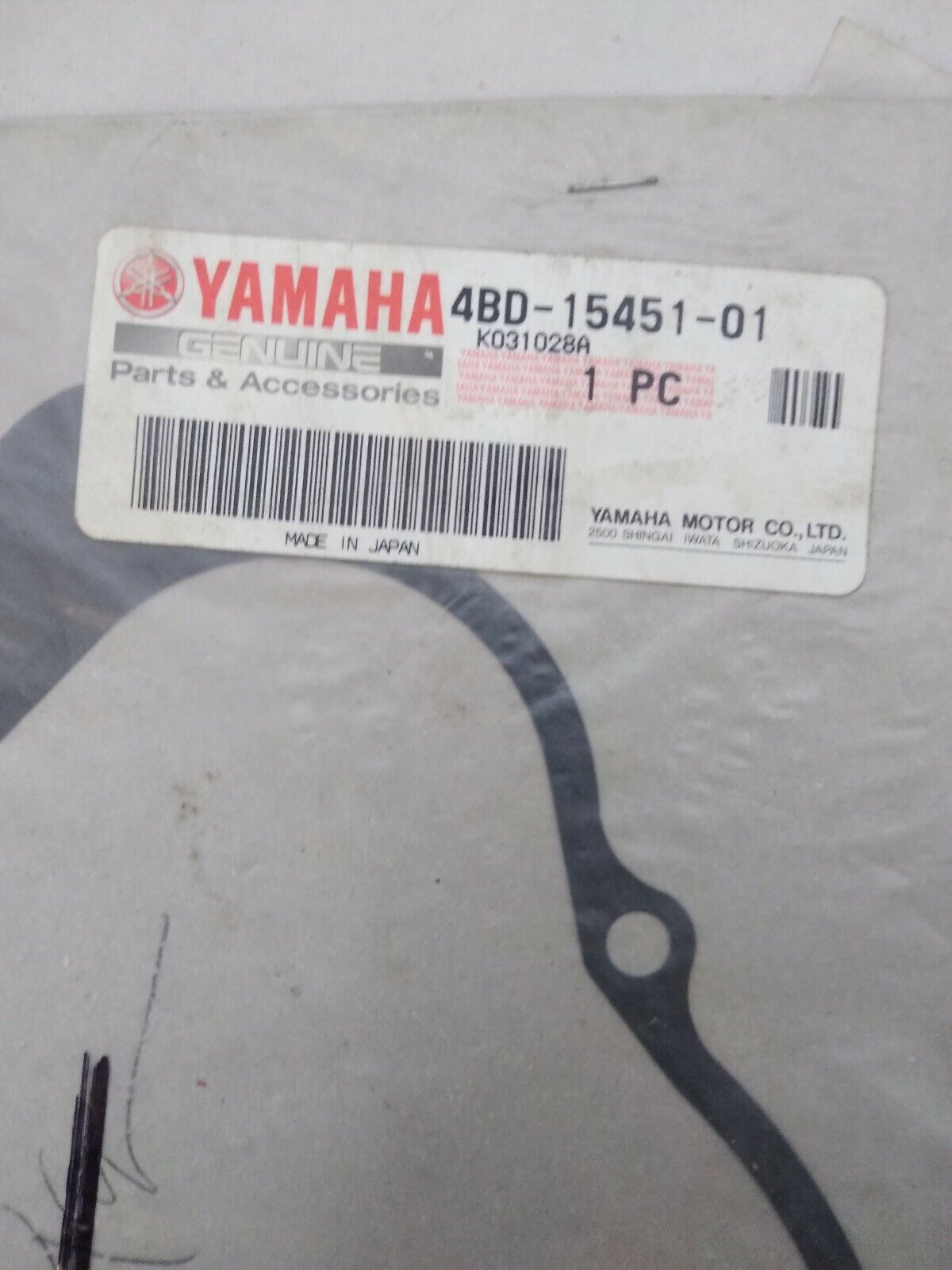 NEW Yamaha CrankCase Cover Gasket / 4BD-15451-01-00