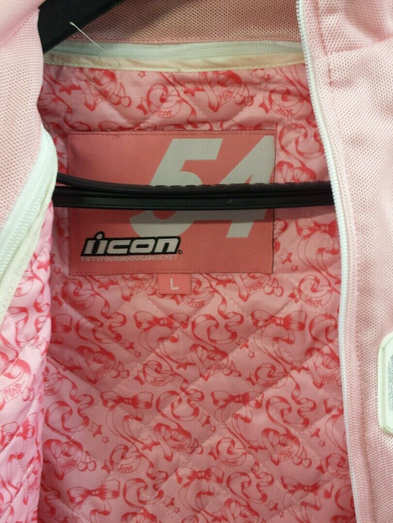 NEW ICON Pink Hooligan 54 Jacket Medium Ref 2822-0083 See Listing