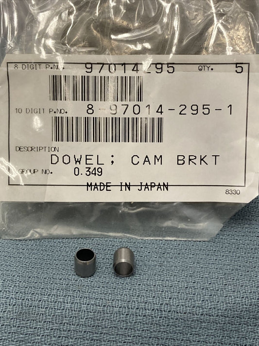 QTY 2 NEW GM 97014295 DOWEL, CAM BRACKET SET 2004-2021 GR 0.349