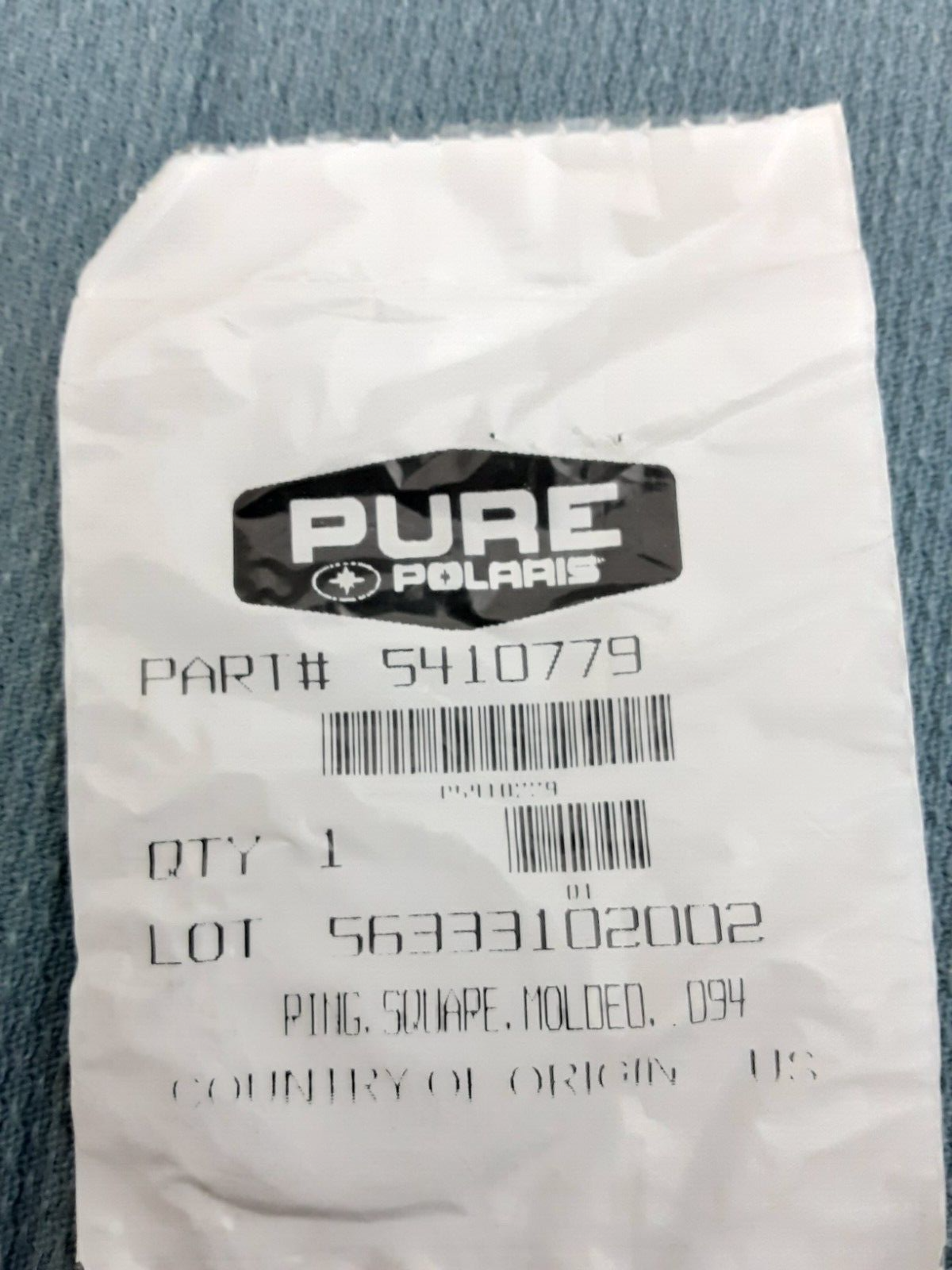 NEW GENUINE POLARIS 5410779 RING, SQUARE, MOLDED (.099) Sportsman W9380 1993-21