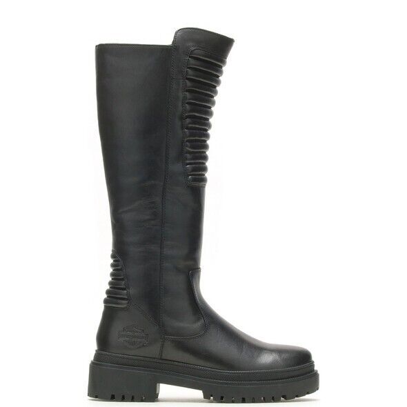 NEW GENUINE HARLEY DAVIDSON D87216 SIZE 9 Kamton 13.5-Inch Women's Black Boots