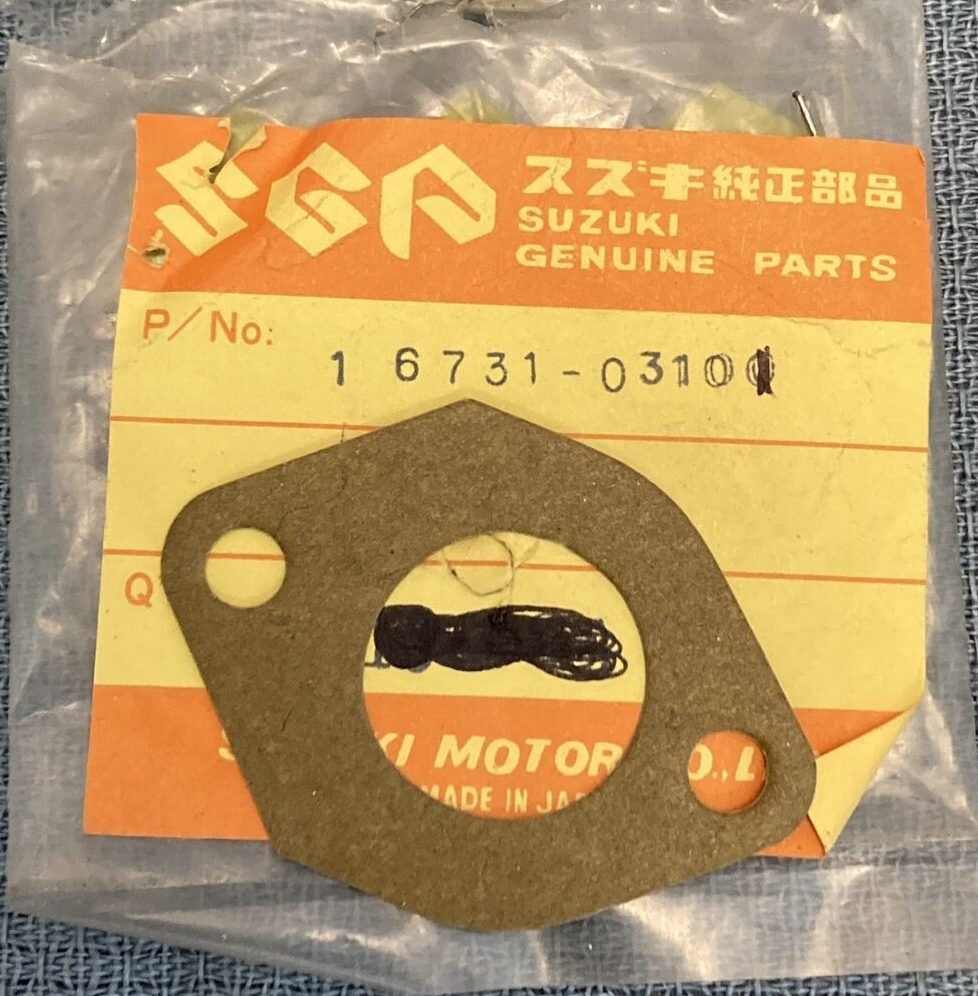 QTY 3 NEW GENUINE SUZUKI 16731-03101 Gasket, Oil Pump