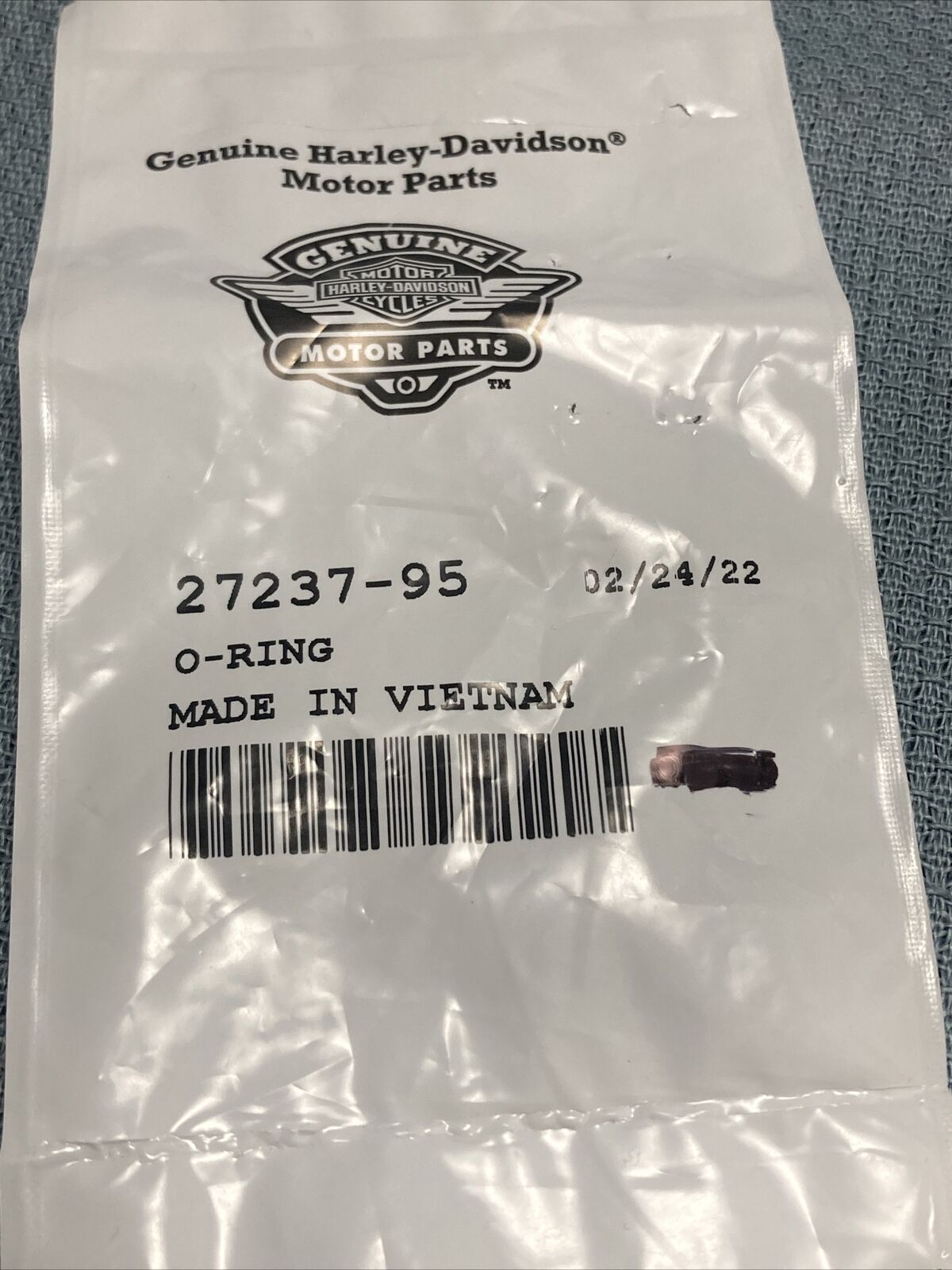 QTY 3 NEW GENUINE HARLEY DAVIDSON 27237-95 O-RING