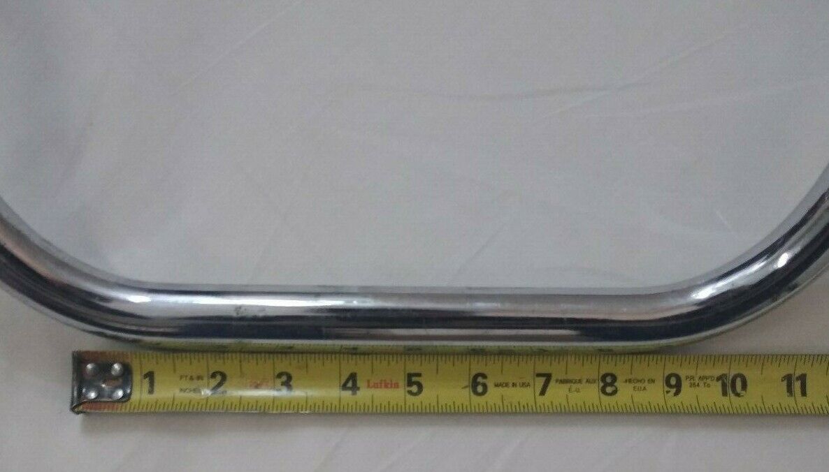 Chrome Motorcycle Handlebars 7/8" Width / 9" Handle Length / Full Length 38"