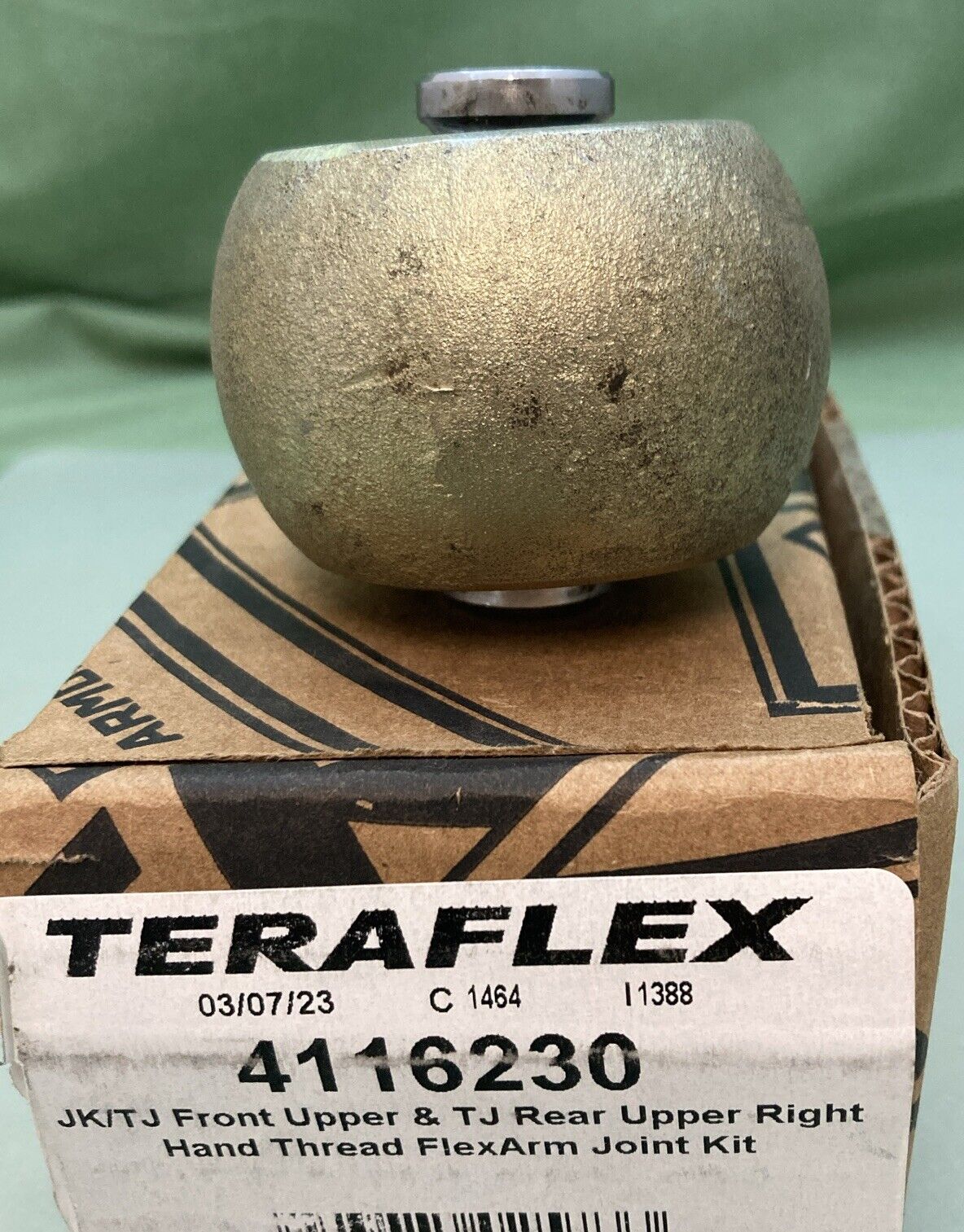 NEW GENUINE TERRAFLEX 4116230 TJ: Control Arm/Track Bar Joint Small Both Ends